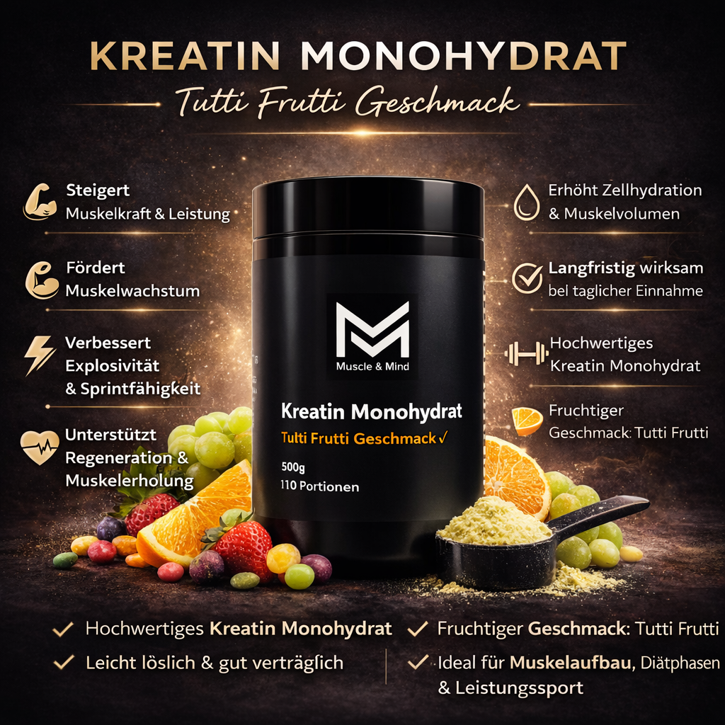 Kreatin Monohydrat Tutti Frutti- 500g