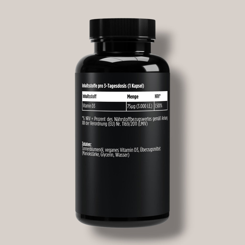 Vitamin D3 3.000 I.E - 60 vegane Softgels