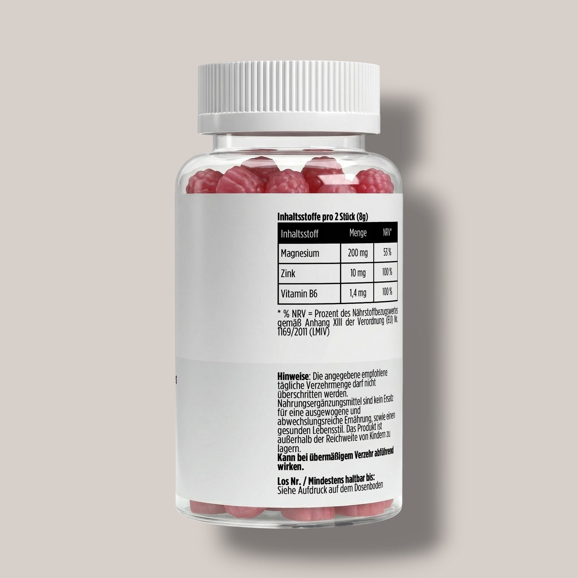 Magnesium + Zink + B6 Gummies - 60 Stk.