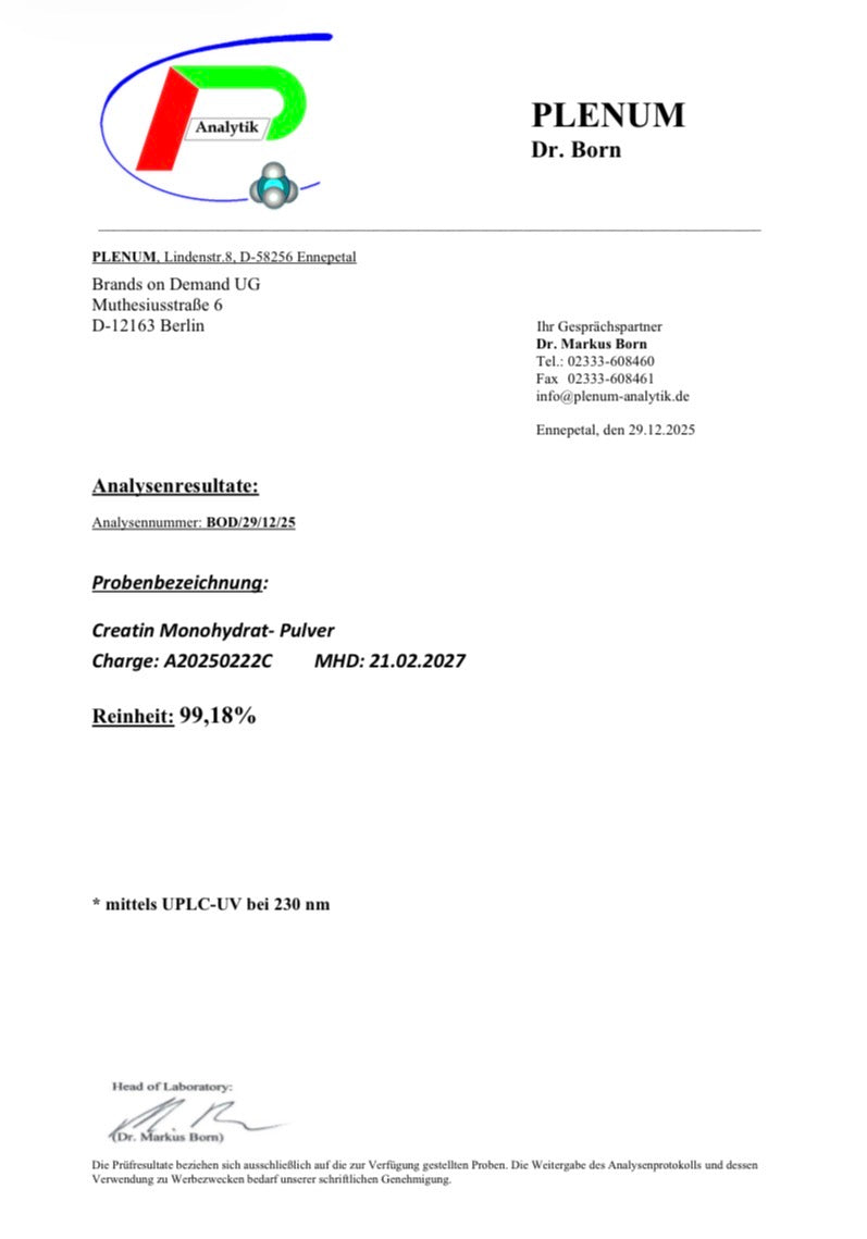 Kreatin Monohydrat - 1000g