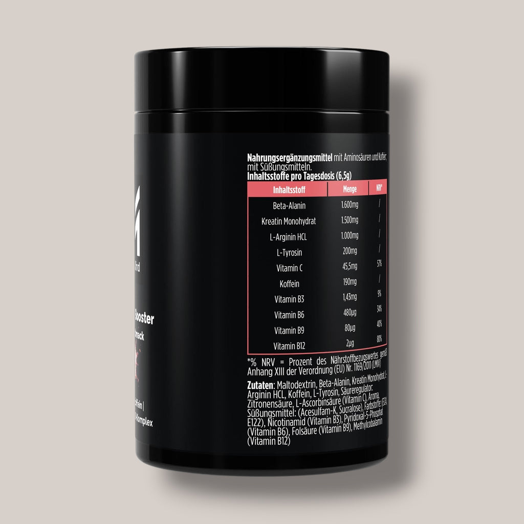 Pre-Workout Booster Himbeere - 520g