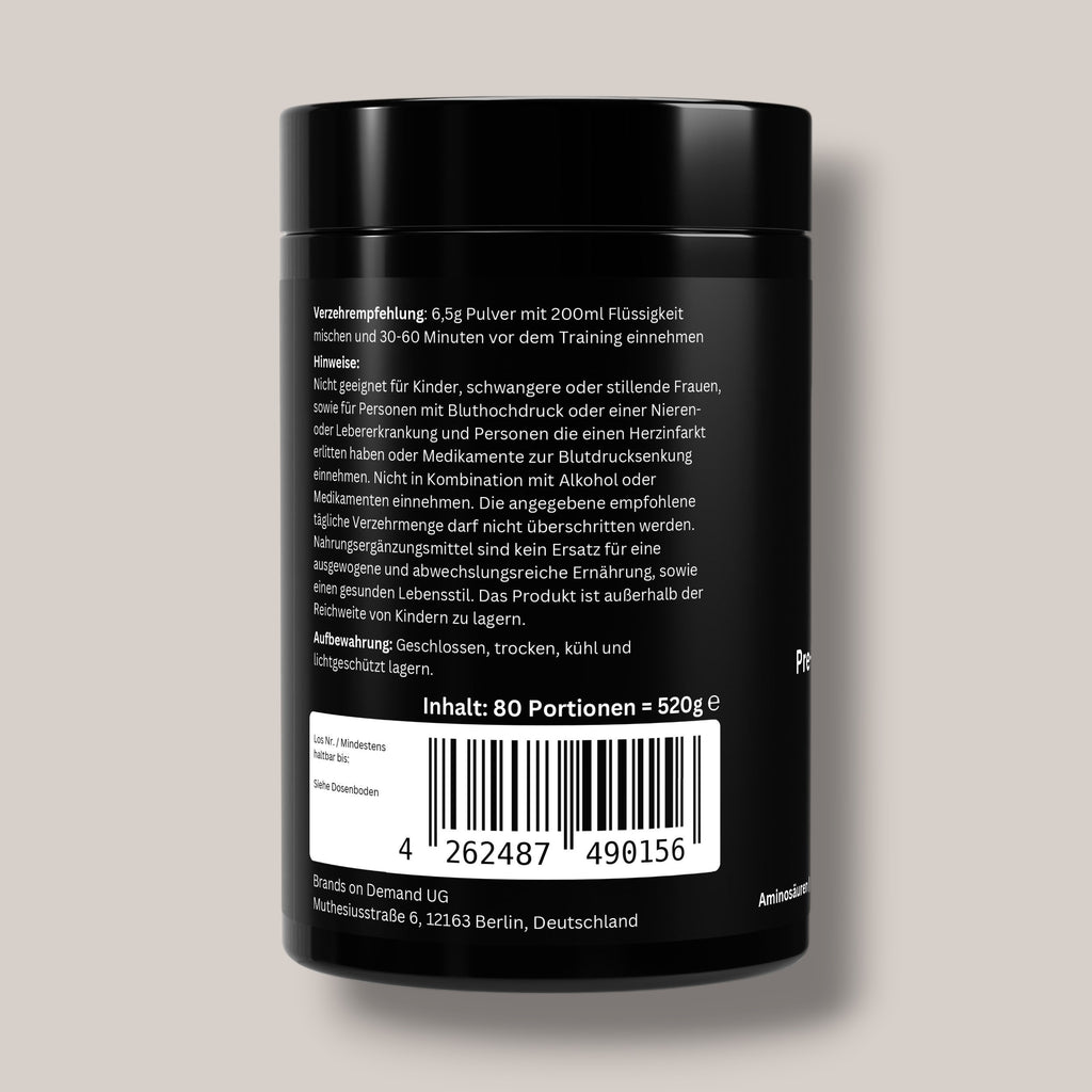 Pre-Workout Booster Apfel - 520g