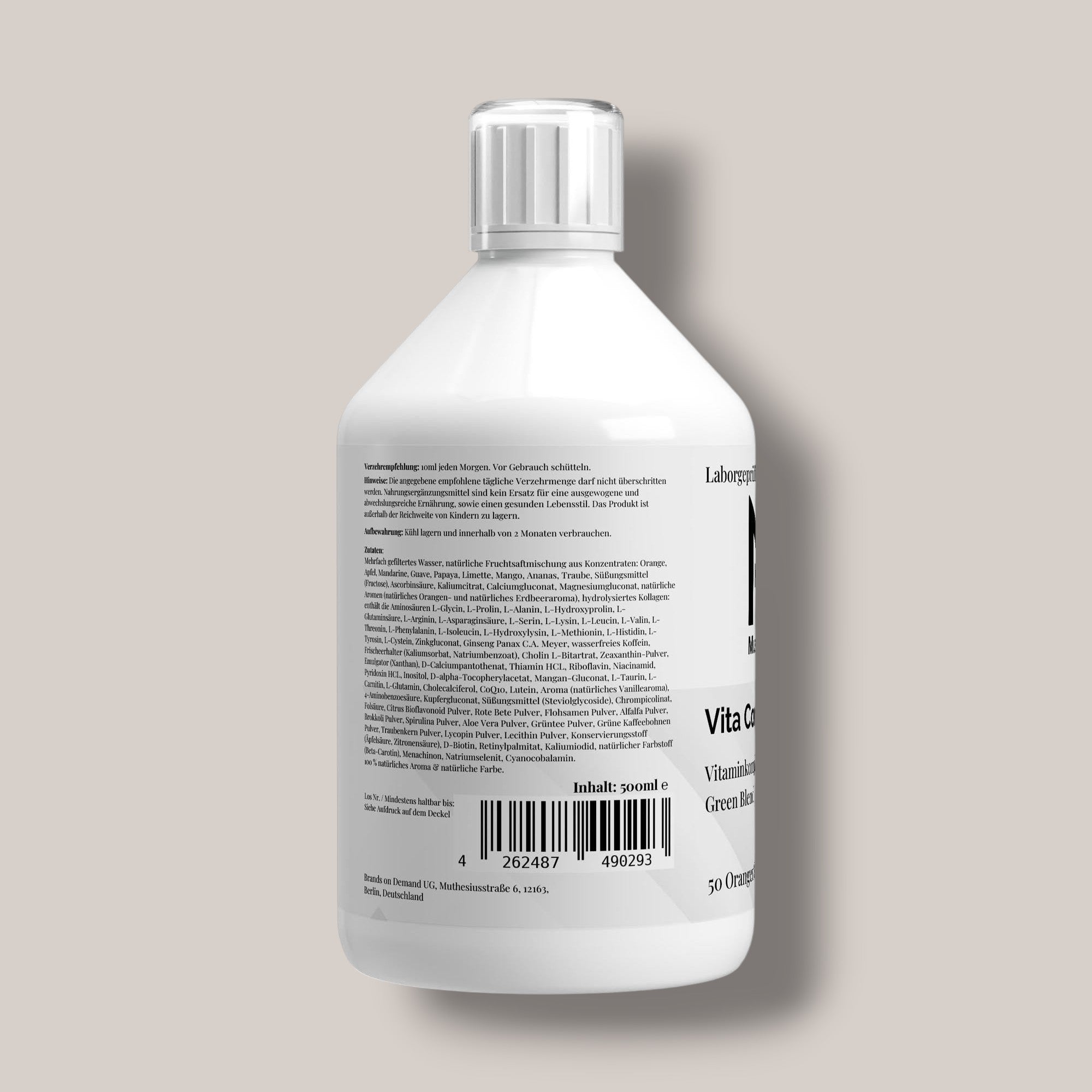Vita Complete PLUS+ Shots - Fresh Orange - 500ml