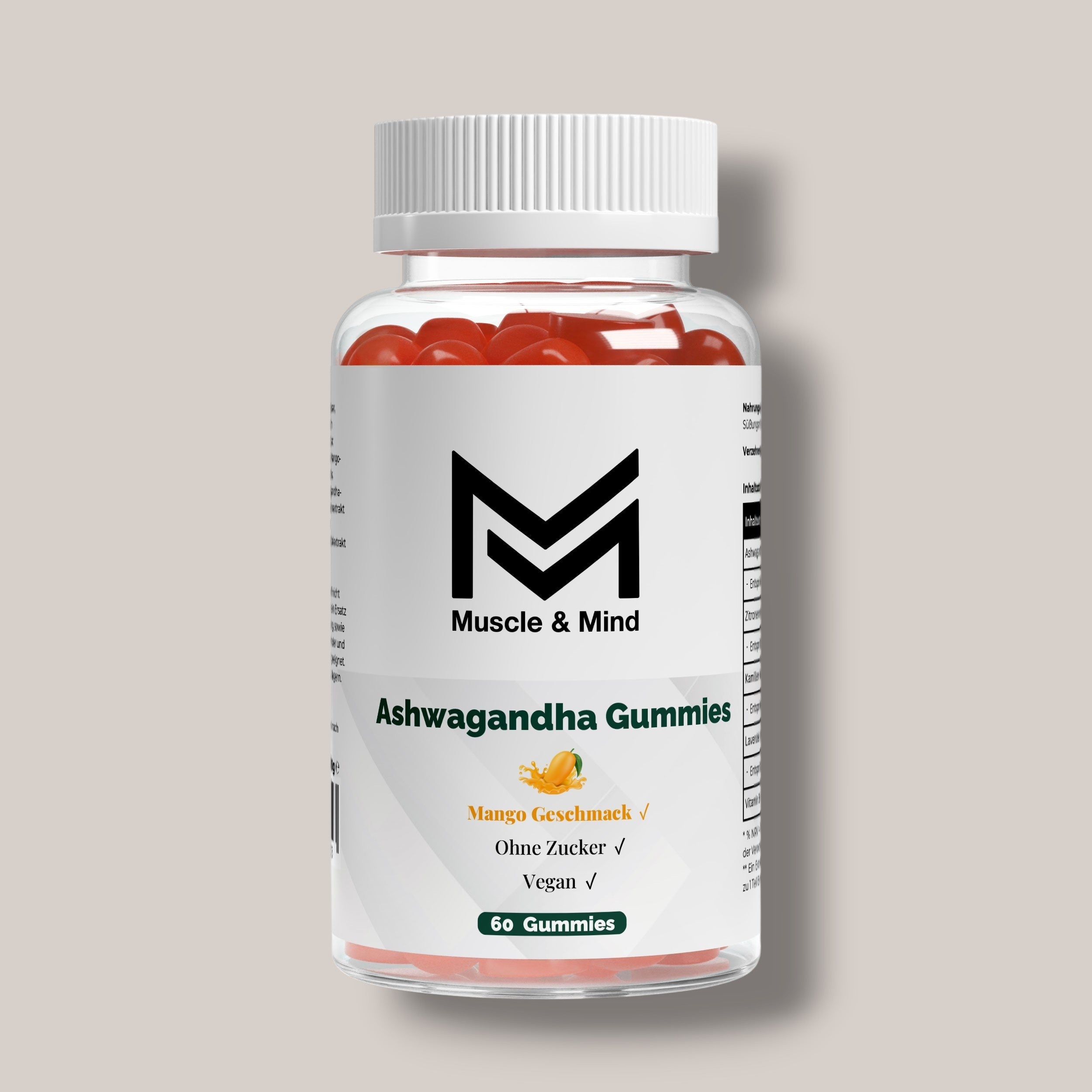 Ashwagandha + Vitamin B6 Gummies - 60 pcs.