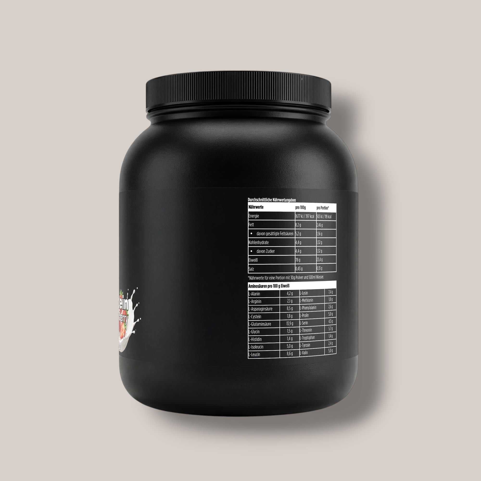 Premium Whey Protein Erdbeere - 1.000g