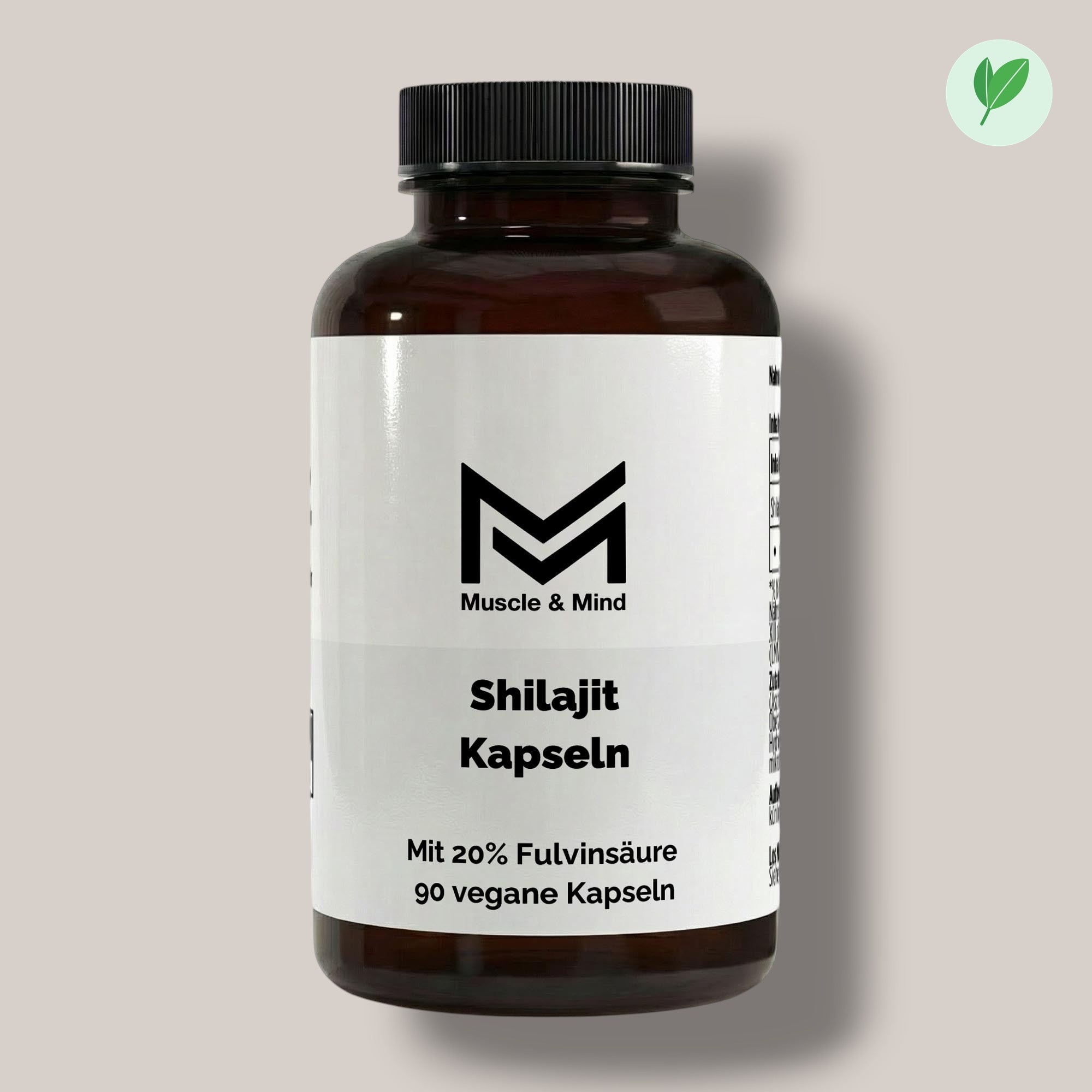 Muscle&Mind Shilajit – leicht verdaulich – 90 vegane Kapseln