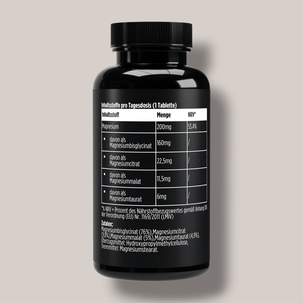 Magnesium 4fach Komplex - 60 vegane Tabletten