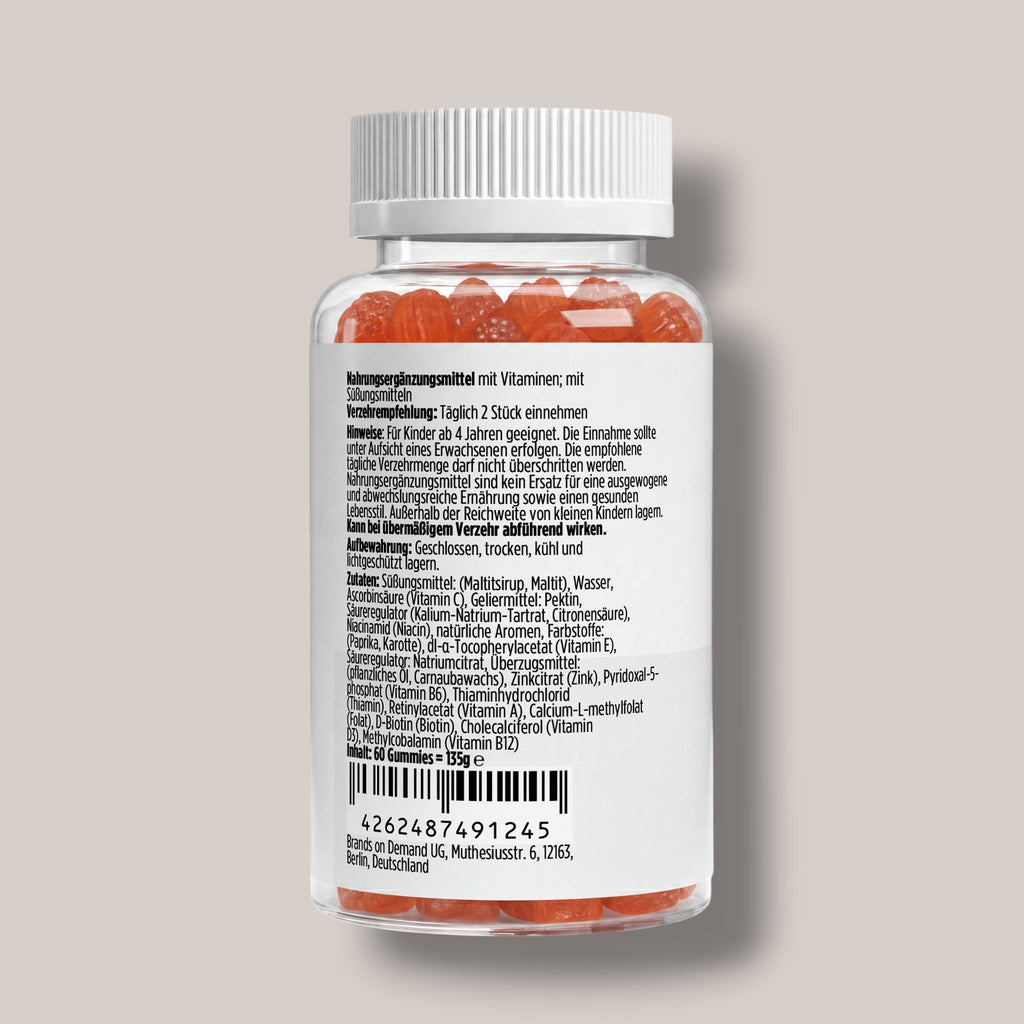 Multivitamin Gummies Kids - Orange - 60 vegane Gummies