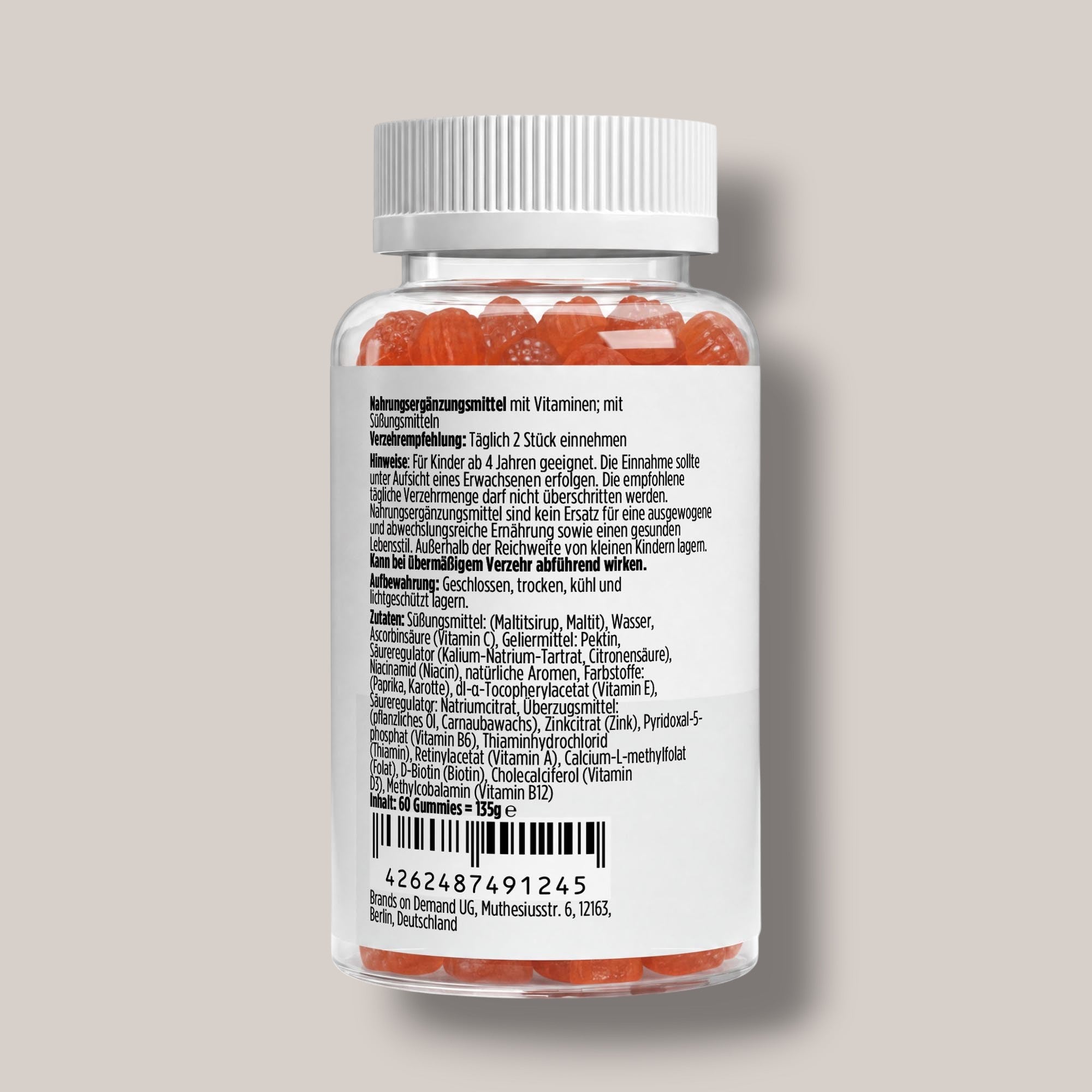 Multivitamin Gummies Kids - Orange - 60 vegane Gummies