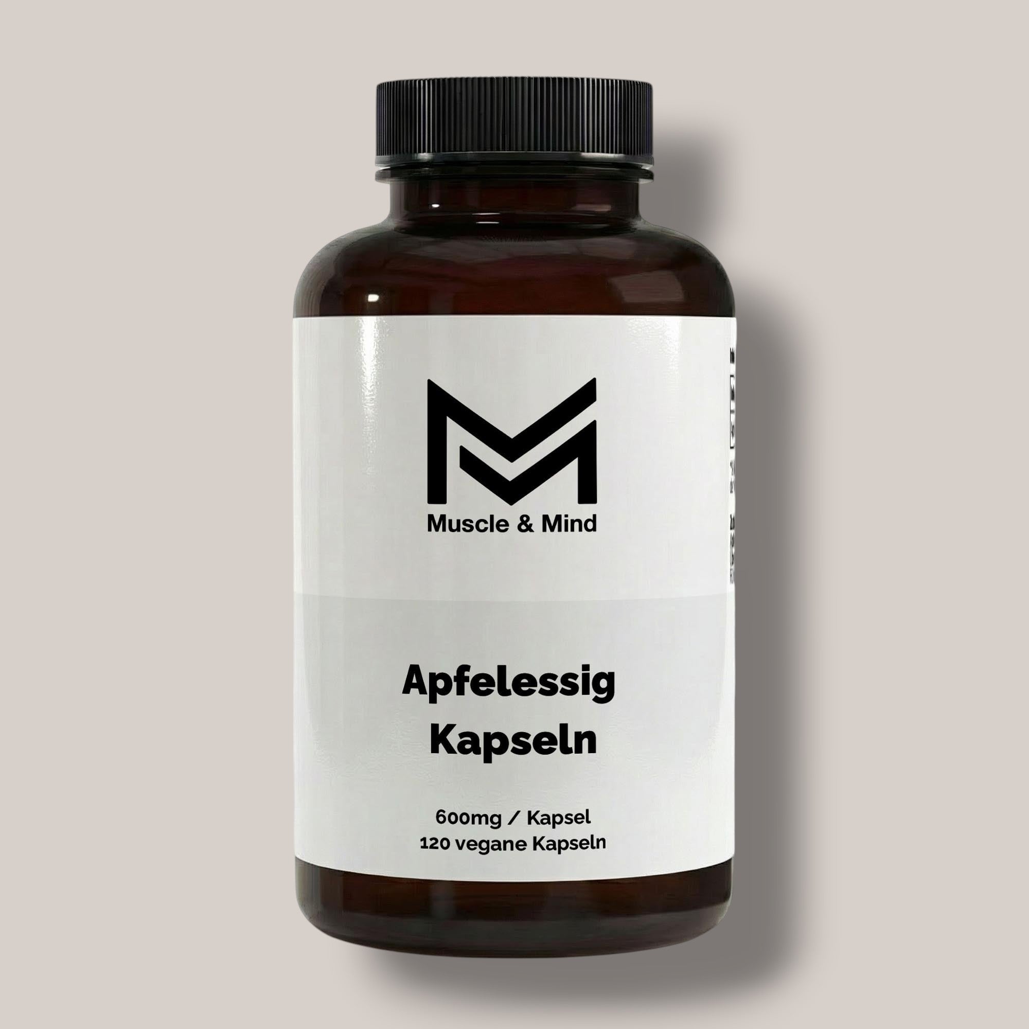 Apfelessig Extrakt Kapseln (600mg je Kapsel) - 120 vegane Kapseln