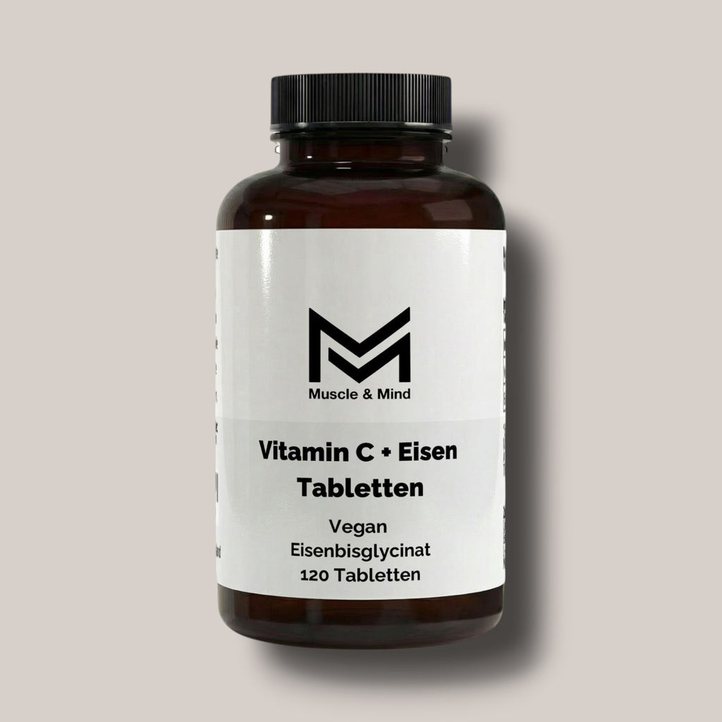 Eisen + Vitamin C - 120 vegane Tabletten