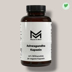 Muscle&Mind Ashwagandha – leicht verdaulich – 90 vegane Kapseln
