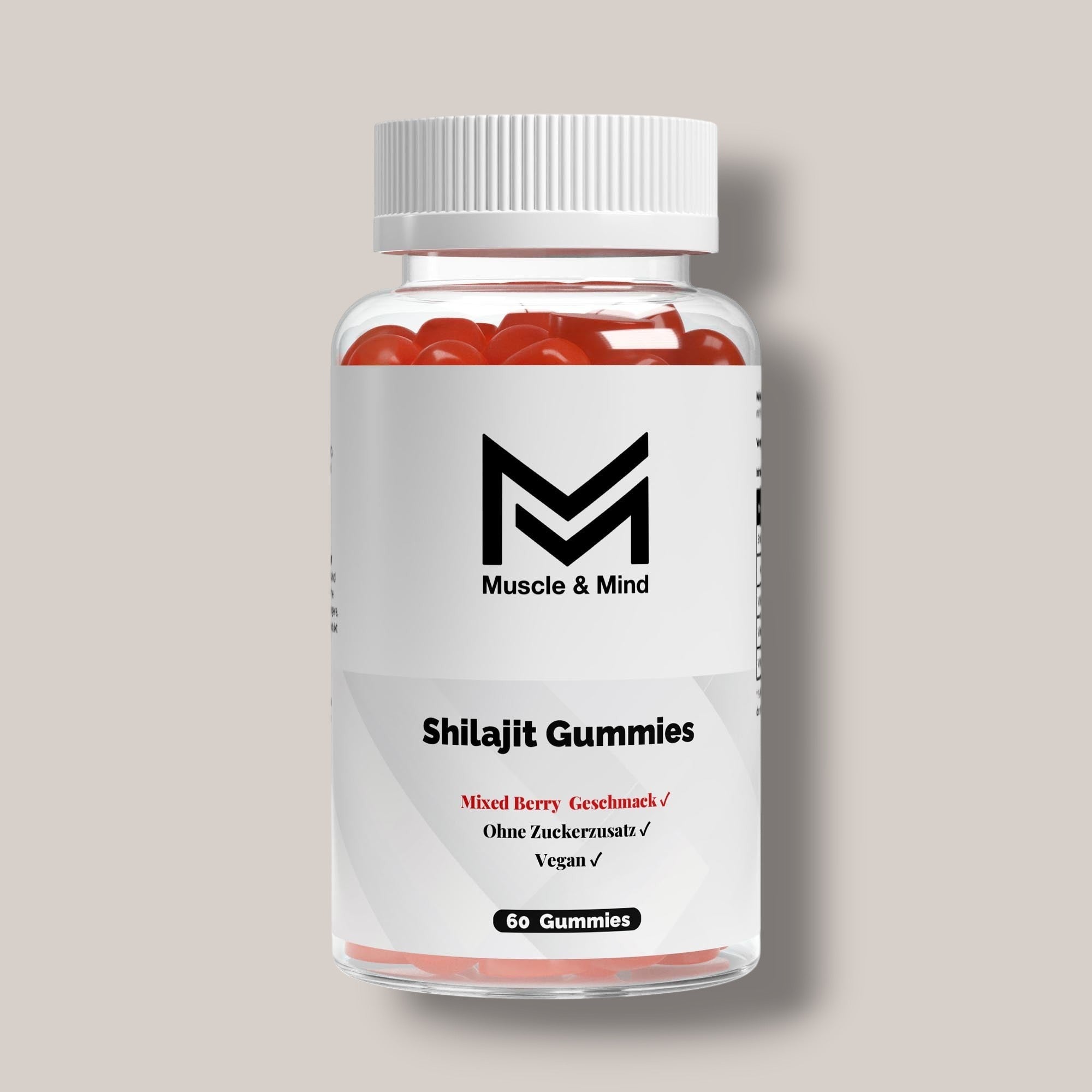 Premium Shilajit Gummies 1000 + Vitamin C,B6, B12 - 60 Stk