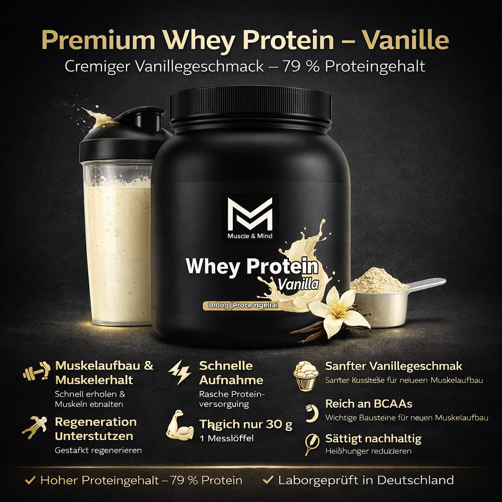 Premium Whey Protein Vanille - 1.000g