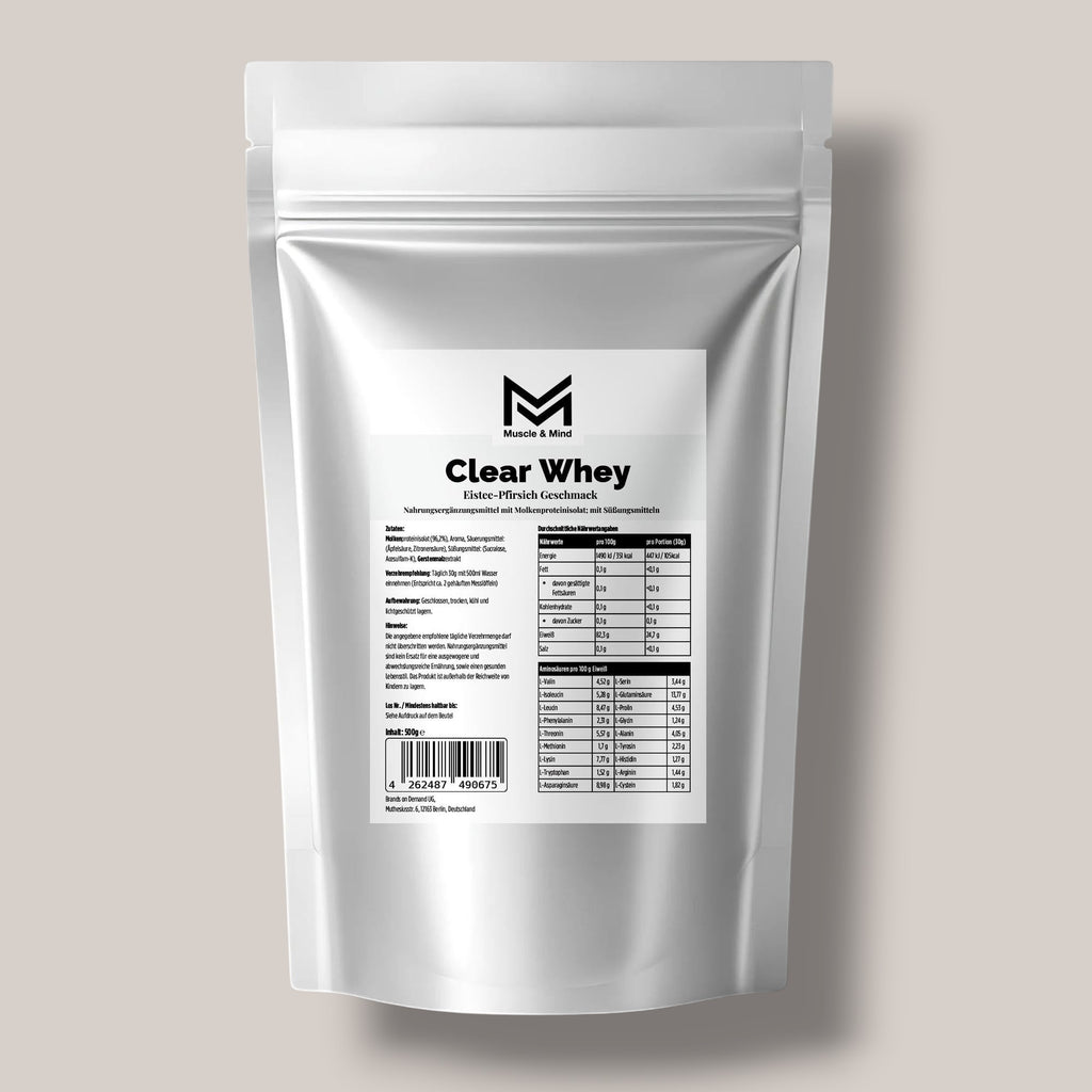 Clear Whey Protein Eistee Pfirsich - 500g