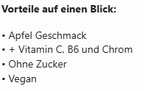 Apfelessig + C + B6 + Chrom Gummies - 60 Stk