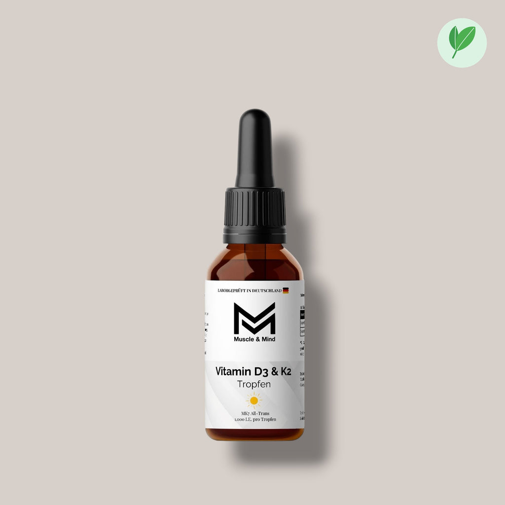 Muscle&Mind Vitamin D3 + K2 - leicht verdaulich – 50ml