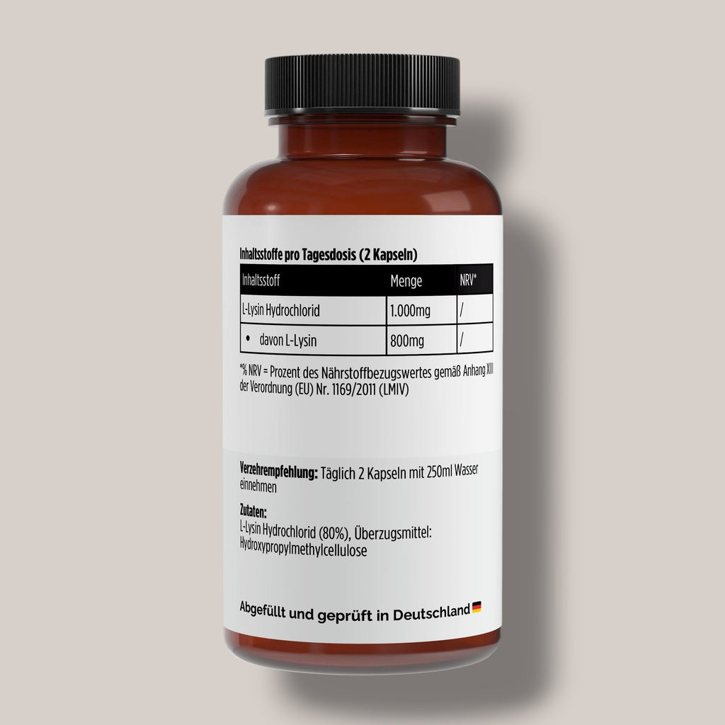L-Lysin - 100 Kapseln