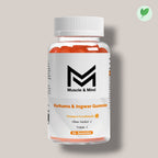 Muscle&Mind Kurkuma + Ingwer + Schwarzer Pfeffer Gummies – leicht verdaulich – 60 Stück