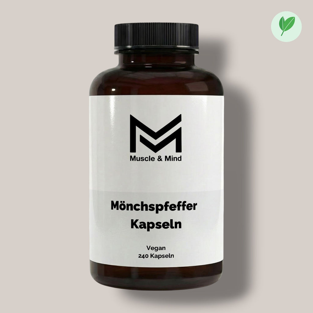 Muscle&Mind Mönchspfeffer – leicht verdaulich – 240 vegane Kapseln