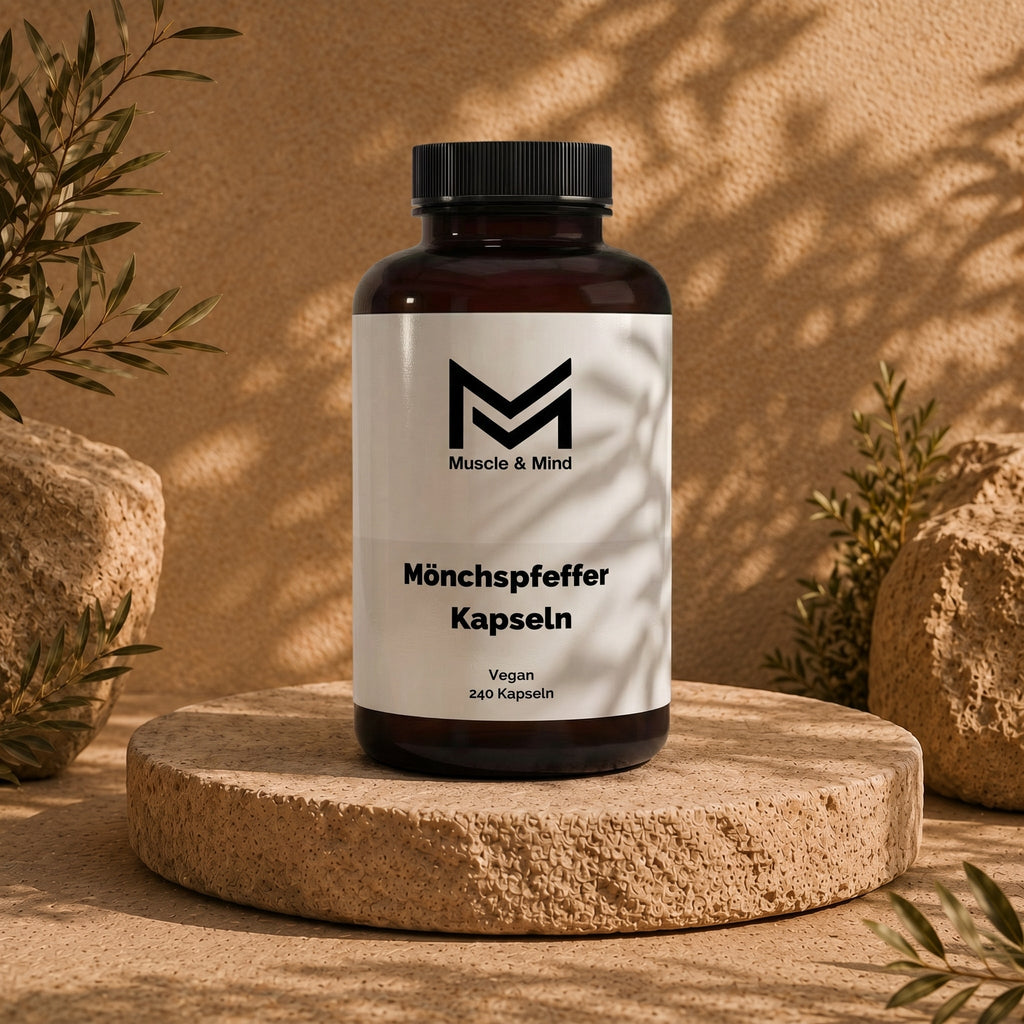 Muscle&Mind Mönchspfeffer – leicht verdaulich – 240 vegane Kapseln