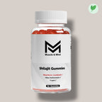 Muscle&Mind Premium Shilajit Gummies + Vitamin C, B6, B12 – leicht verdaulich – 60 Stück