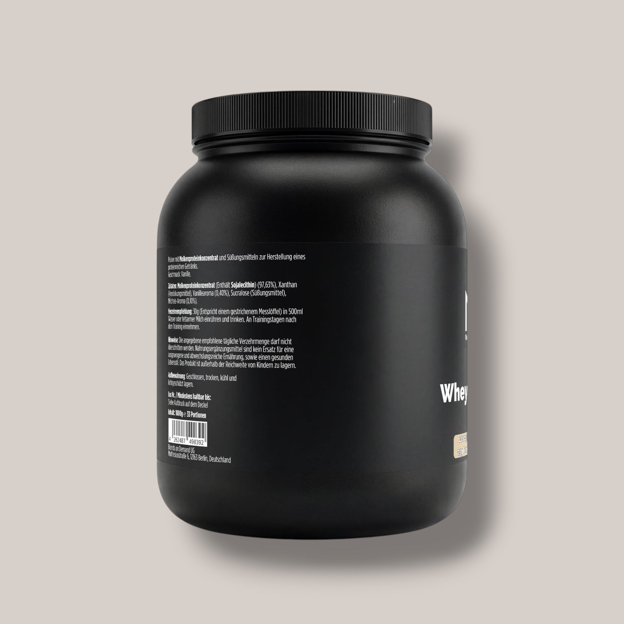 Premium Whey Protein Vanille - 1.000g