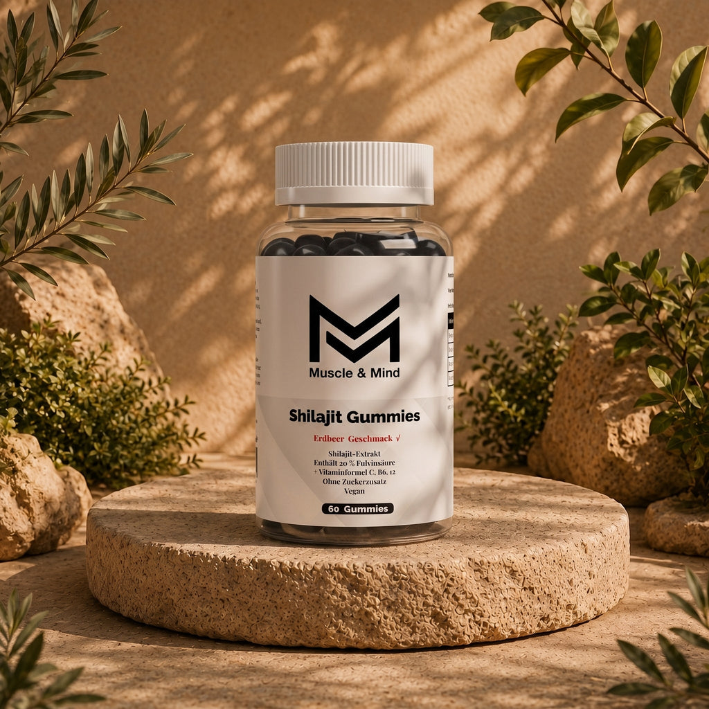 Muscle&Mind Mind Stack – Shilajit Gummies + Ashwagandha Gummies – 120 Stück
