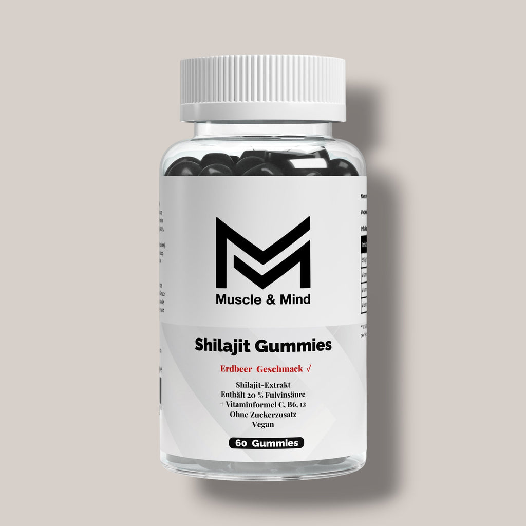 Muscle&Mind Mind Stack – Shilajit Gummies + Ashwagandha Gummies – 120 Stück