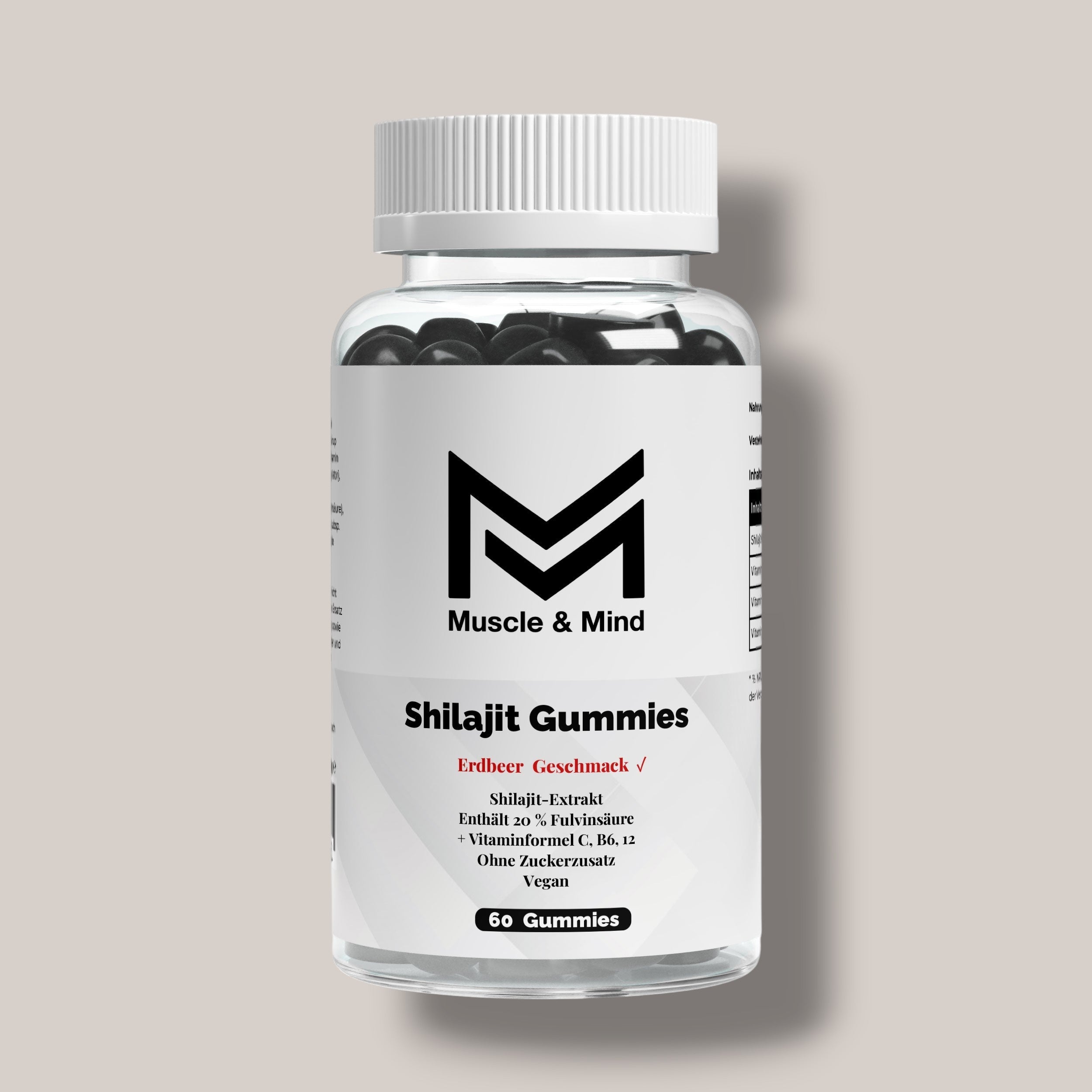 Muscle&Mind Mind Stack – Shilajit Gummies + Ashwagandha Gummies – 120 Stück
