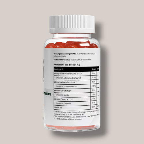 Ashwagandha + Vitamin B6 Gummies - 60 Stk.