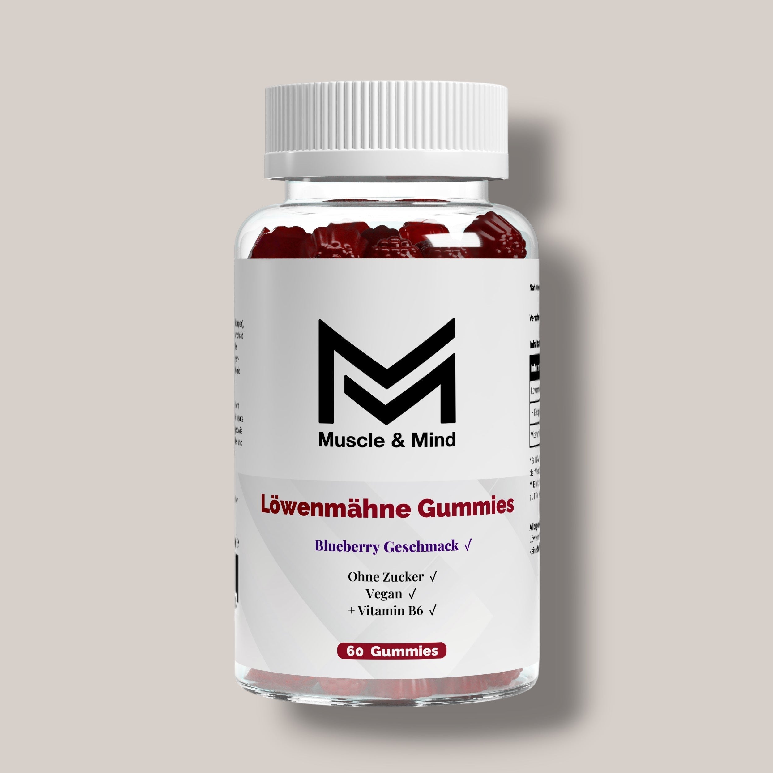 Lion's Mane + Vitamin B6 Gummies - 60 pcs.