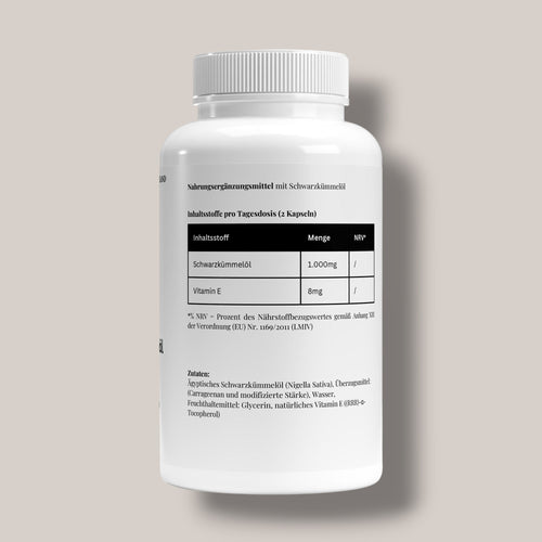 Ägyptisches Schwarzkümmelöl - 240 vegane Softgels