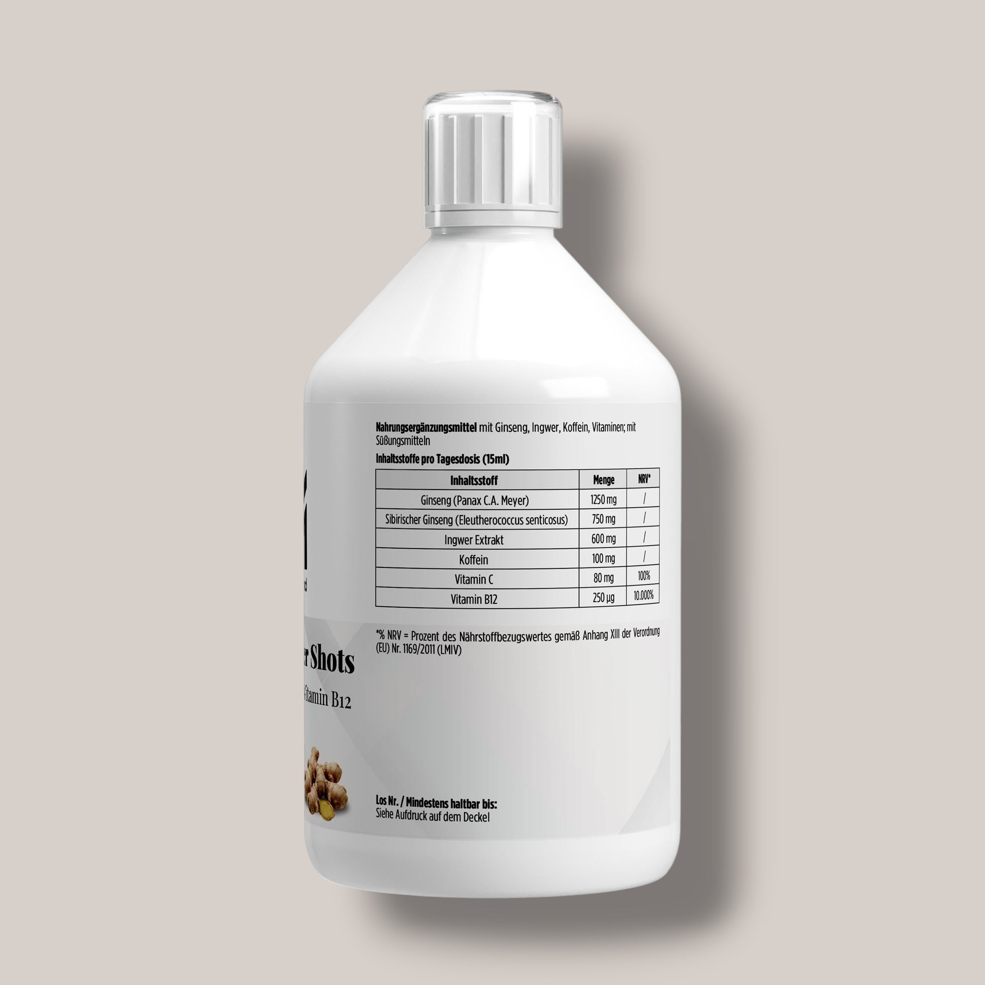 Ginseng Power Plus+ - 50 Shots - 500ml