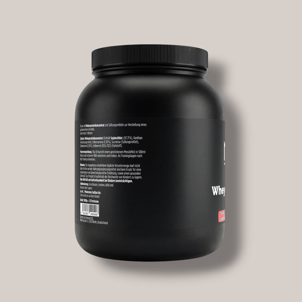 Premium Whey Protein Erdbeere - 1.000g