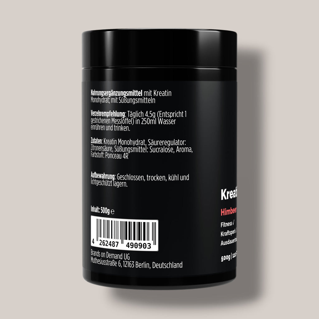 Kreatin Monohydrat Raspberry- 500g