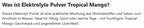 Elektrolyte Pulver Tropical Mango - 300g