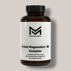 Magnesium 6x Komplex + B6 - 120 vegane Kapseln
