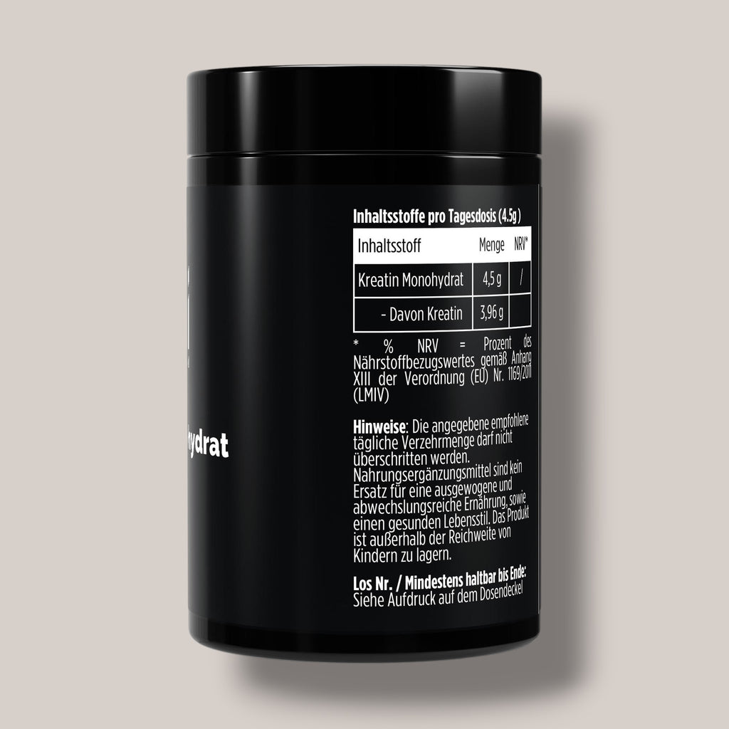 Kreatin Monohydrat - Geschmacksneutral - 500g