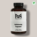 Muscle&Mind Apfelessig Extrakt Kapseln – leicht verdaulich – 600 mg je Kapsel