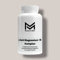 Muscle&Mind Magnesium 6-fach Komplex + B6 – leicht verdaulich – 120 vegane Kapseln
