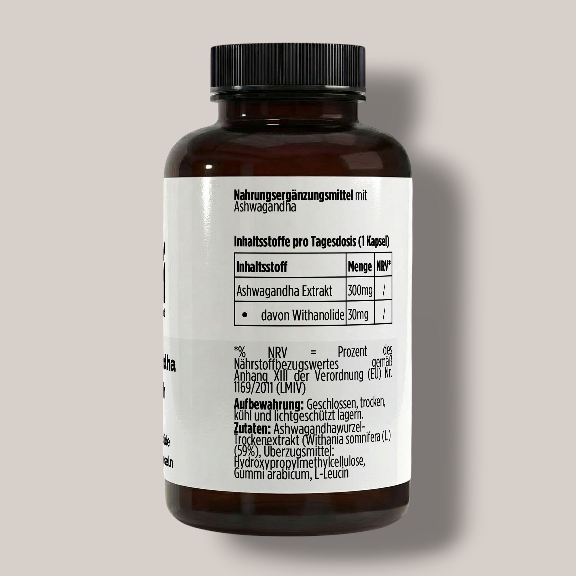 Ashwagandha (10% Withanolide) - 90 vegane Kapseln