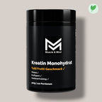 Muscle&Mind Kreatin Monohydrat Pulver Tutti Frutti – leicht verdaulich – 500g