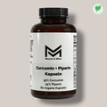 Muscle&Mind Curcuma + Piperin – leicht verdaulich – 60 vegane Kapseln