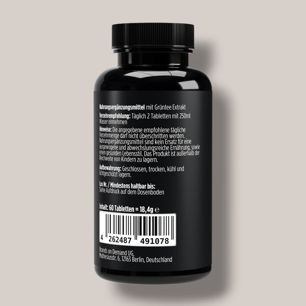 Grüntee Extrakt 40% Polyphenole - 60 Kapseln