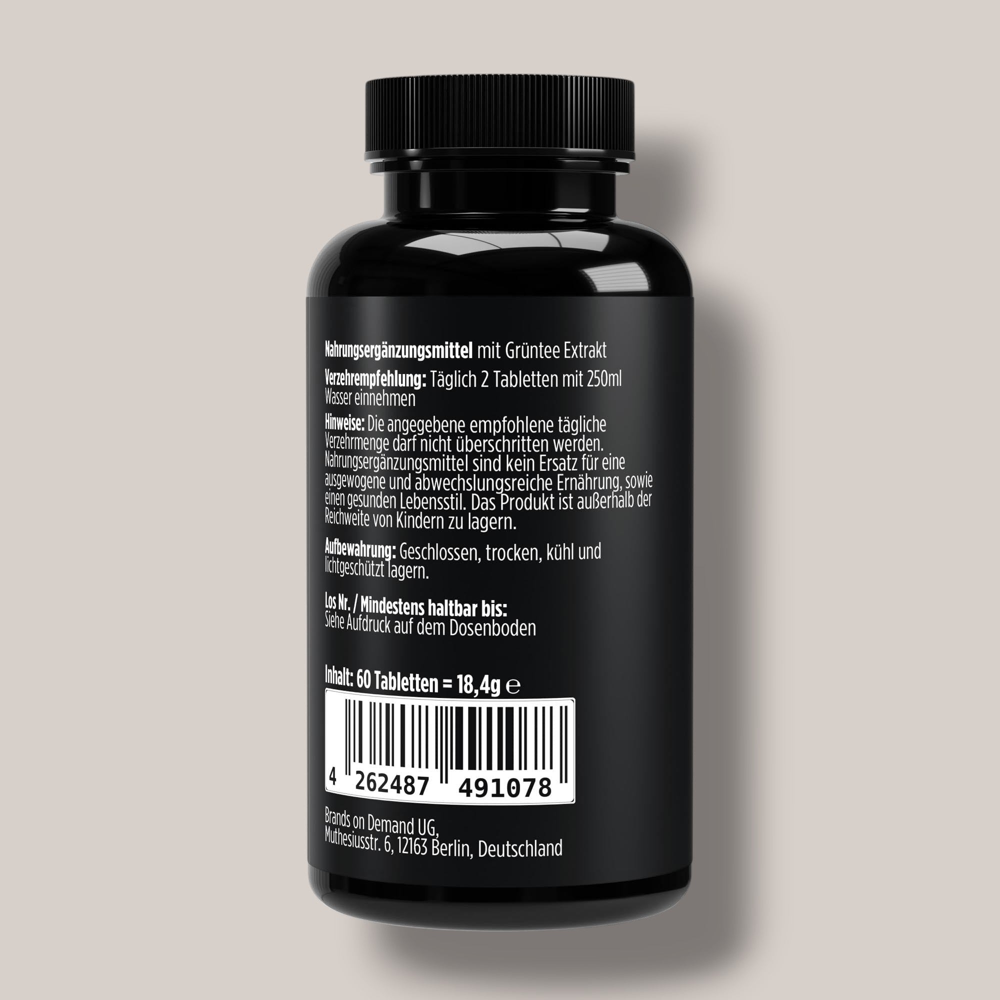 Grüntee Extrakt 40% Polyphenole - 60 Kapseln