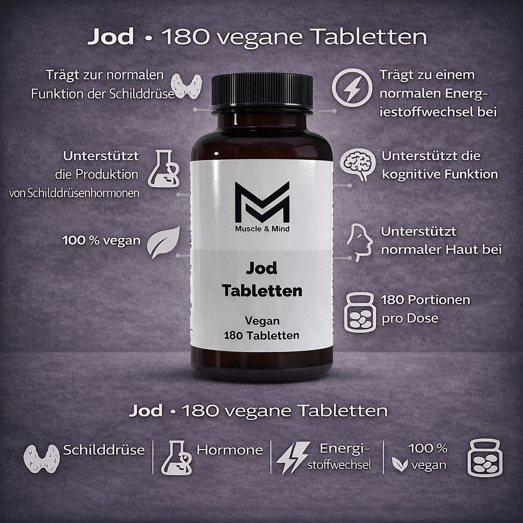 Jod - 180 vegane Tabletten