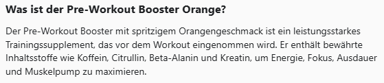 Pre-Workout Booster Orange - 520g