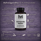 Ashwagandha (10% Withanolide) - 90 vegane Kapseln