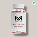 Muscle&Mind Magnesium Gummies (+Zink, B6) – leicht verdaulich – 60 Stück